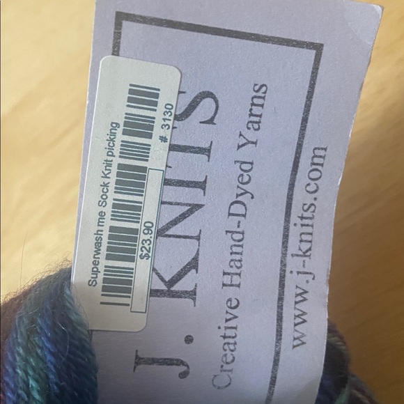 J. KNITS Knit Pickins’ Fun Superwash Me Sox yarn. Hand-dyed yarn - Picture 3 of 8